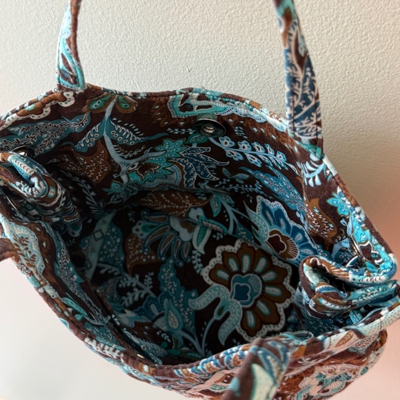 Vera Bradley Retired Java Blue Sherry Purse - Picture 3 of 3